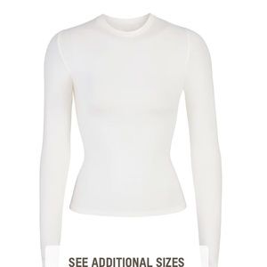 COTTON JERSEY LONG SLEEVE T-SHIRT in Marble